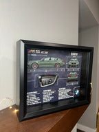 BMW M5 CS Key Blueprint Frame
