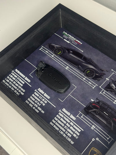 Lamborghini Huracan STO Key Blueprint Frame