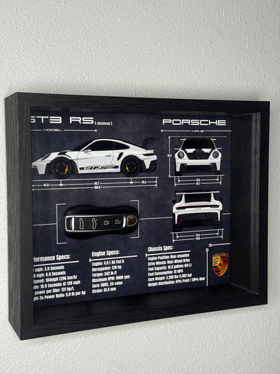 Porsche 911 GT3 RS (992) Key Blueprint Frame