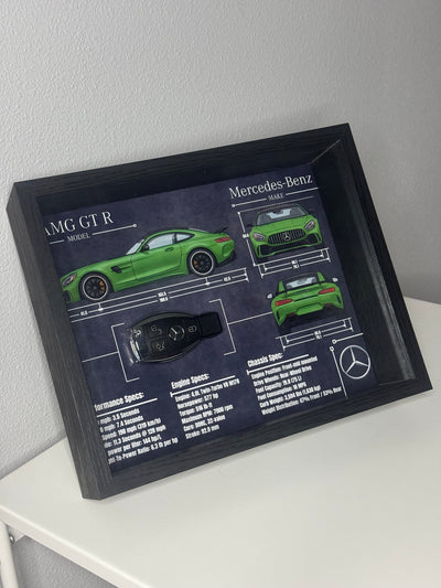 Mercedes-Benz AMG GT R Key Blueprint Frame