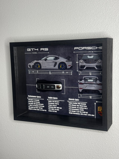 Porsche 911 GT4 RS Key Blueprint Frame