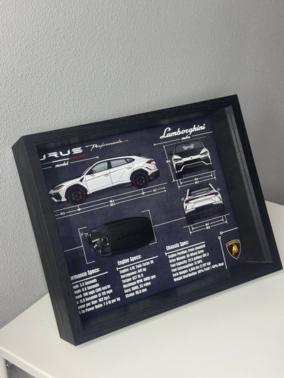 Lamborghini URUS Key Blueprint Frame