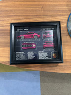Porsche 911 GT4 RS Ruby Star (992) Key Blueprint Frame