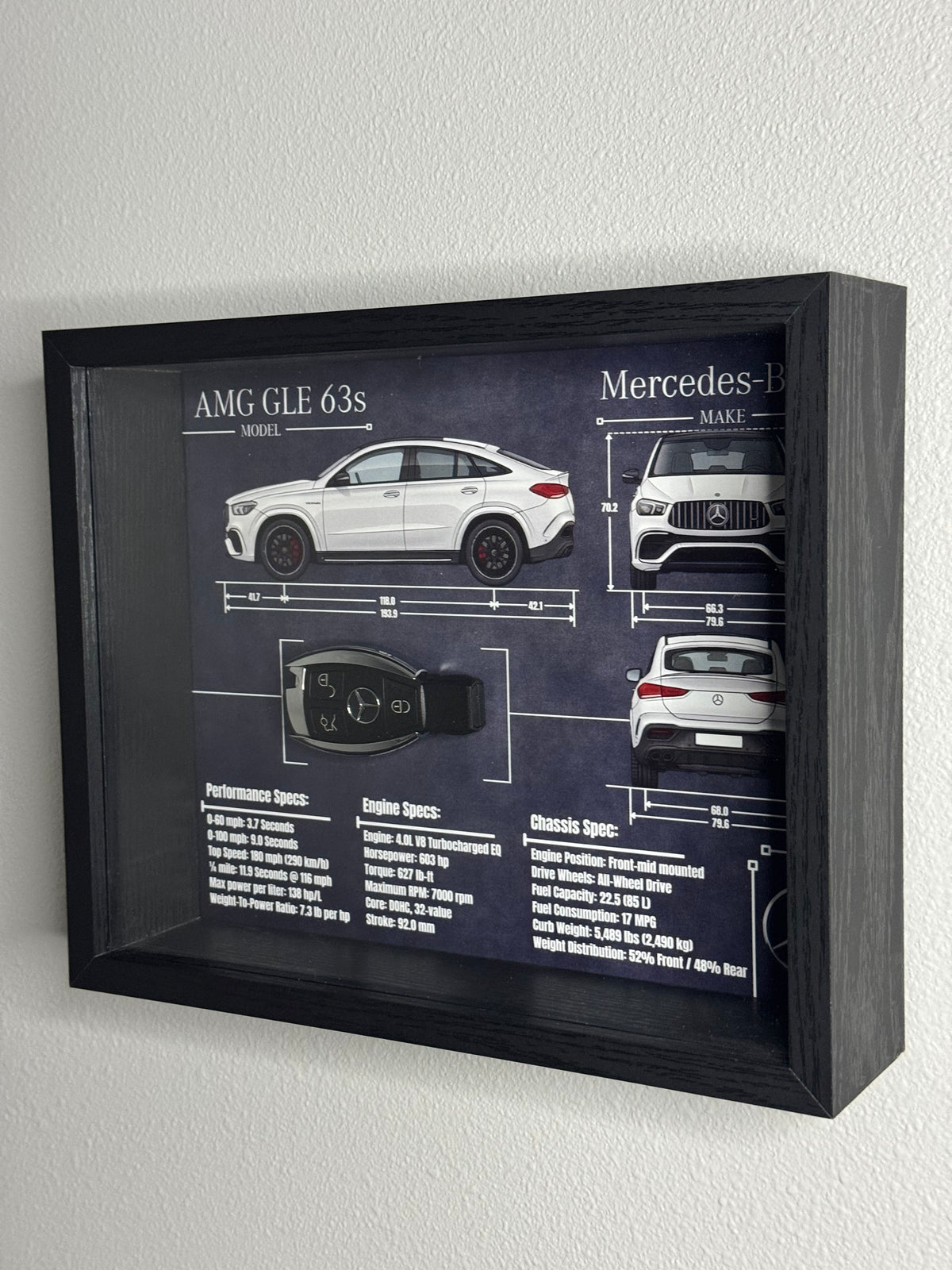 Mercedes-Benz AMG GLE 63s Key Blueprint Frame