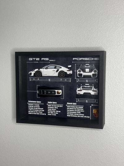 Porsche 911 GT2 RS (991) Key Blueprint Frame