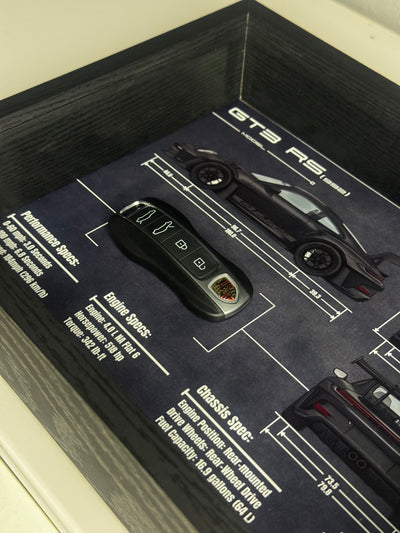 Porsche 911 GT3 RS (992) Key Blueprint Frame