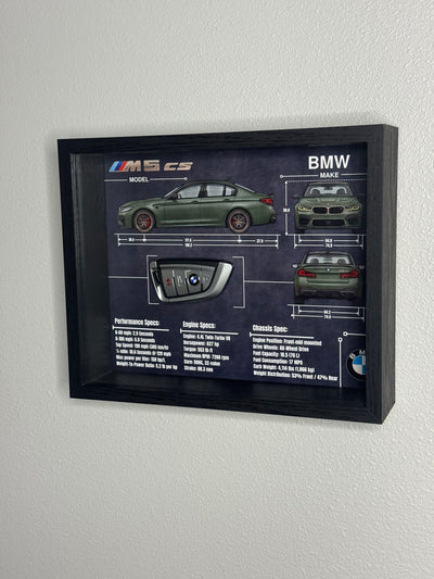 BMW M5 CS Key Blueprint Frame