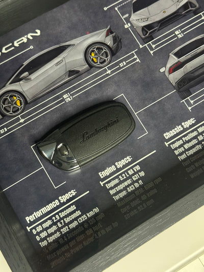 Lamborghini Huracan Key Blueprint Frame