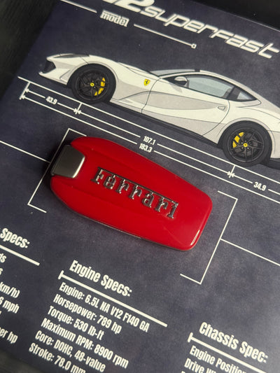 Ferrari 812 Superfast Key Blueprint Frame
