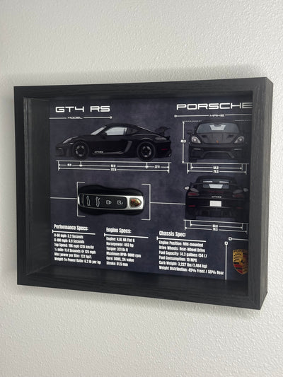 Porsche 911 GT4 RS Key Blueprint Frame