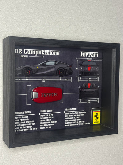 Ferrari 812 competizione Key Blueprint Frame