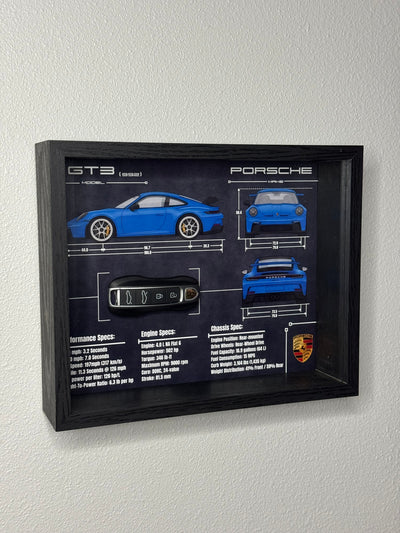 Porsche 911 GT3 (992) Key Blueprint Frame
