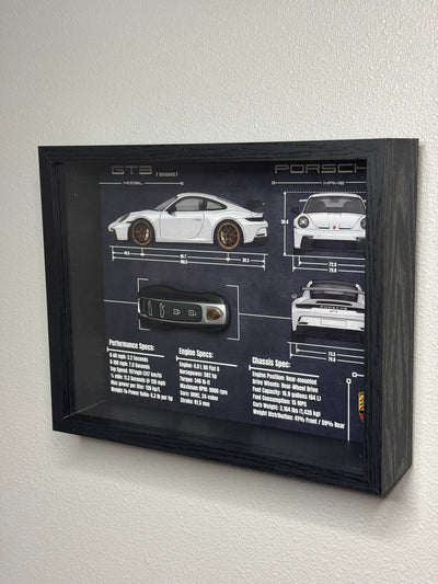 Porsche 911 GT3 (992) Key Blueprint Frame