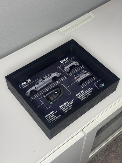 BMW M3 Competition Key Blueprint Frame