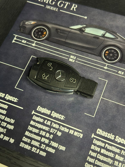 Mercedes-Benz AMG GT R Key Blueprint Frame