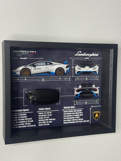 Lamborghini Huracan STO Key Blueprint Frame