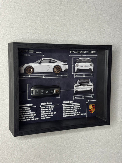 Porsche 911 GT3 (992) Key Blueprint Frame