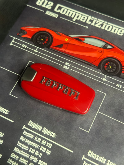 Ferrari 812 competizione Key Blueprint Frame