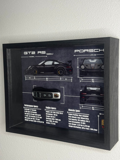 Porsche 911 GT2 RS (991) Key Blueprint Frame
