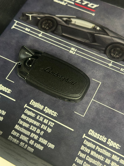Lamborghini Revuelto Key Blueprint Frame