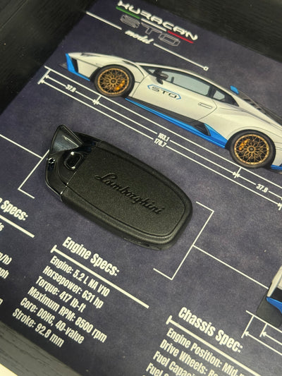 Lamborghini Huracan STO Key Blueprint Frame