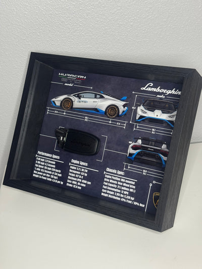 Lamborghini Huracan STO Key Blueprint Frame