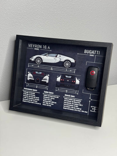Bugatti Veyron Key Blueprint Frame