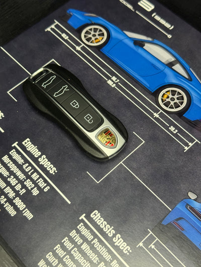 Porsche 911 GT3 (992) Key Blueprint Frame