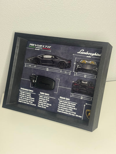 Lamborghini Revuelto Key Blueprint Frame