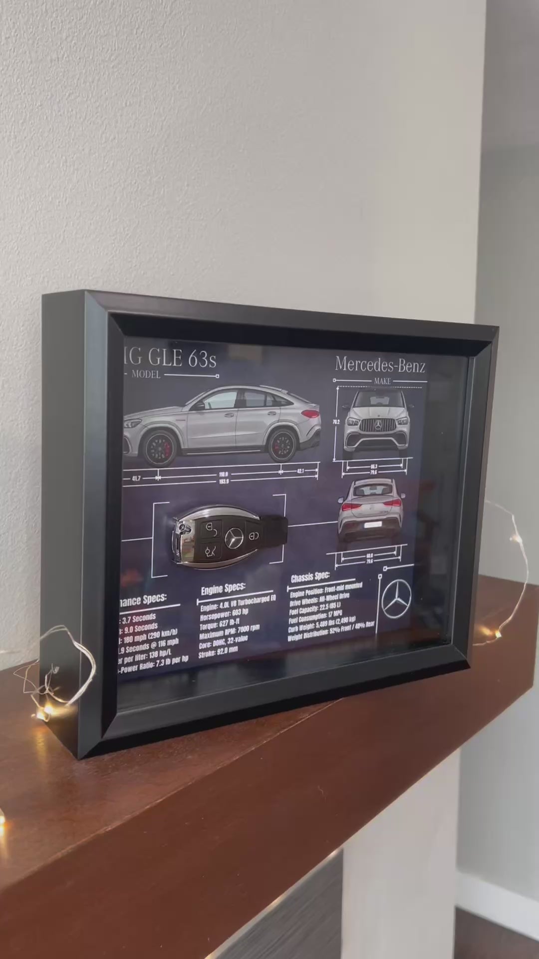 Mercedes-Benz AMG GLE 63s Key Blueprint Frame