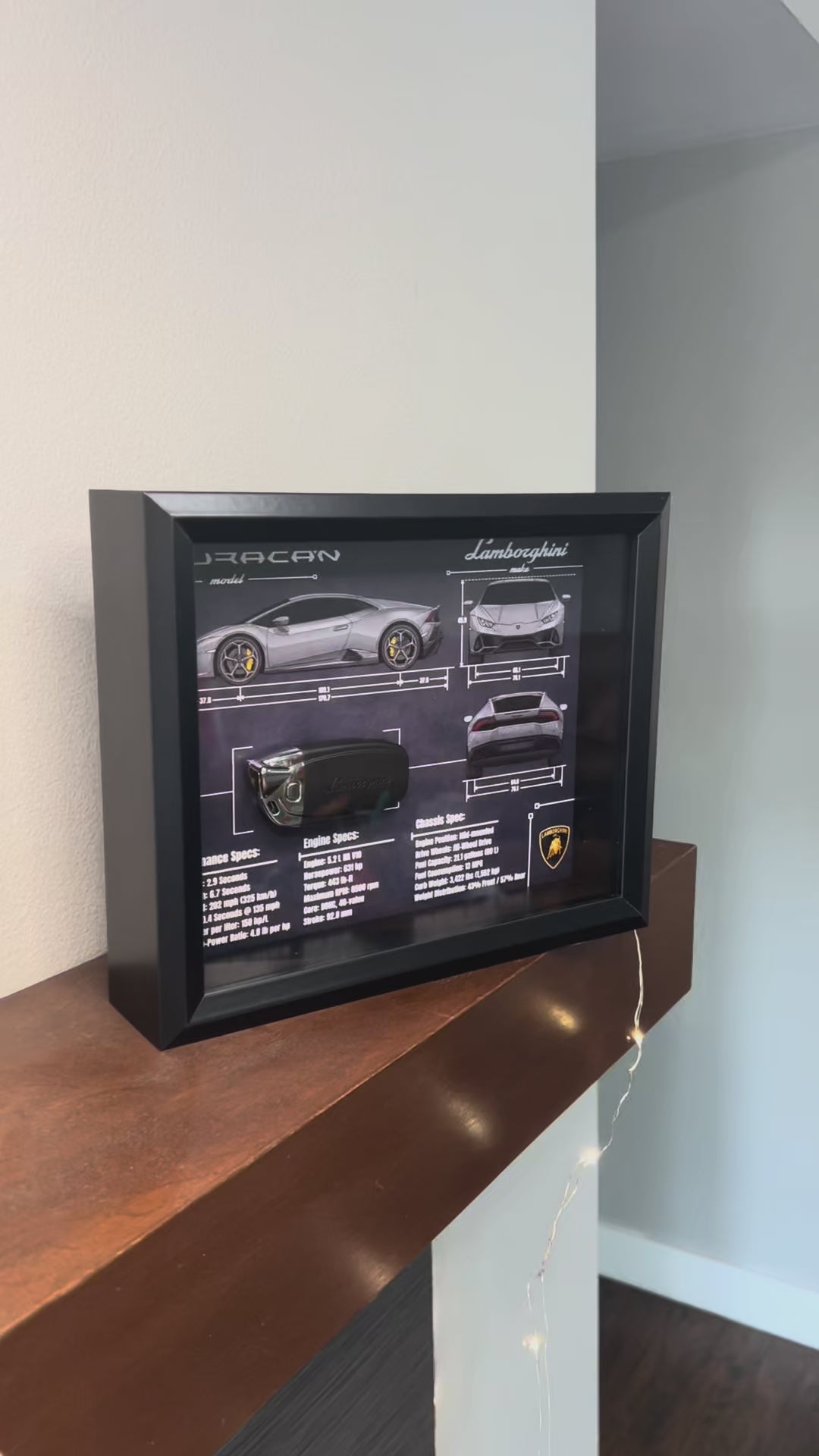 Lamborghini Huracan Key Blueprint Frame